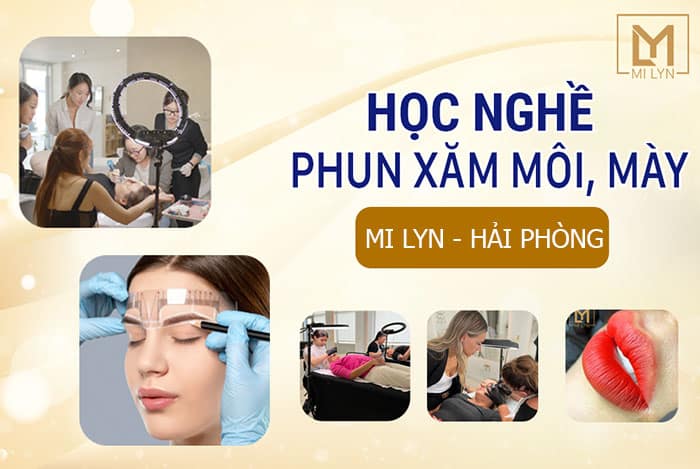 Khóa học phun xăm thẩm mỹ chuyên nghiệp môi lông mày Hải Phòng