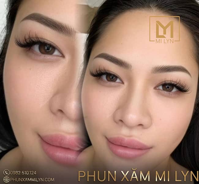 Mi Lyn Xăm lông mày đẹp ở Hải Phòng