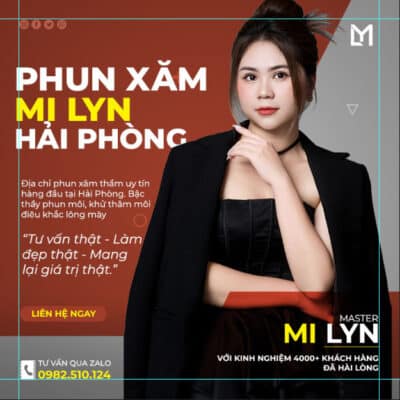 MASTER MI LYN NGHỆ NHÂN PHUN XĂM NỔI TIẾNG NHẤT HẢI PHÒNG