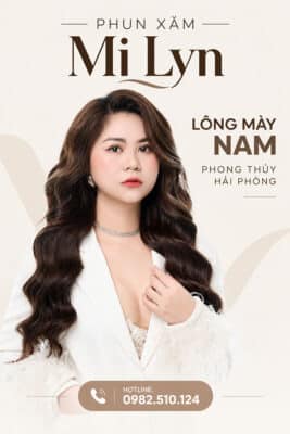 Xăm lông mày nam phong thủy hải phòng